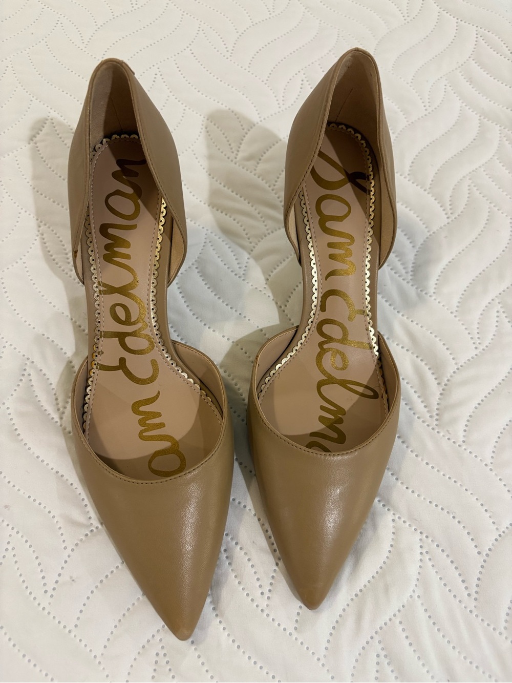 Sam Edelman Jaina D’Orsay Pumps – Nude – Size 8